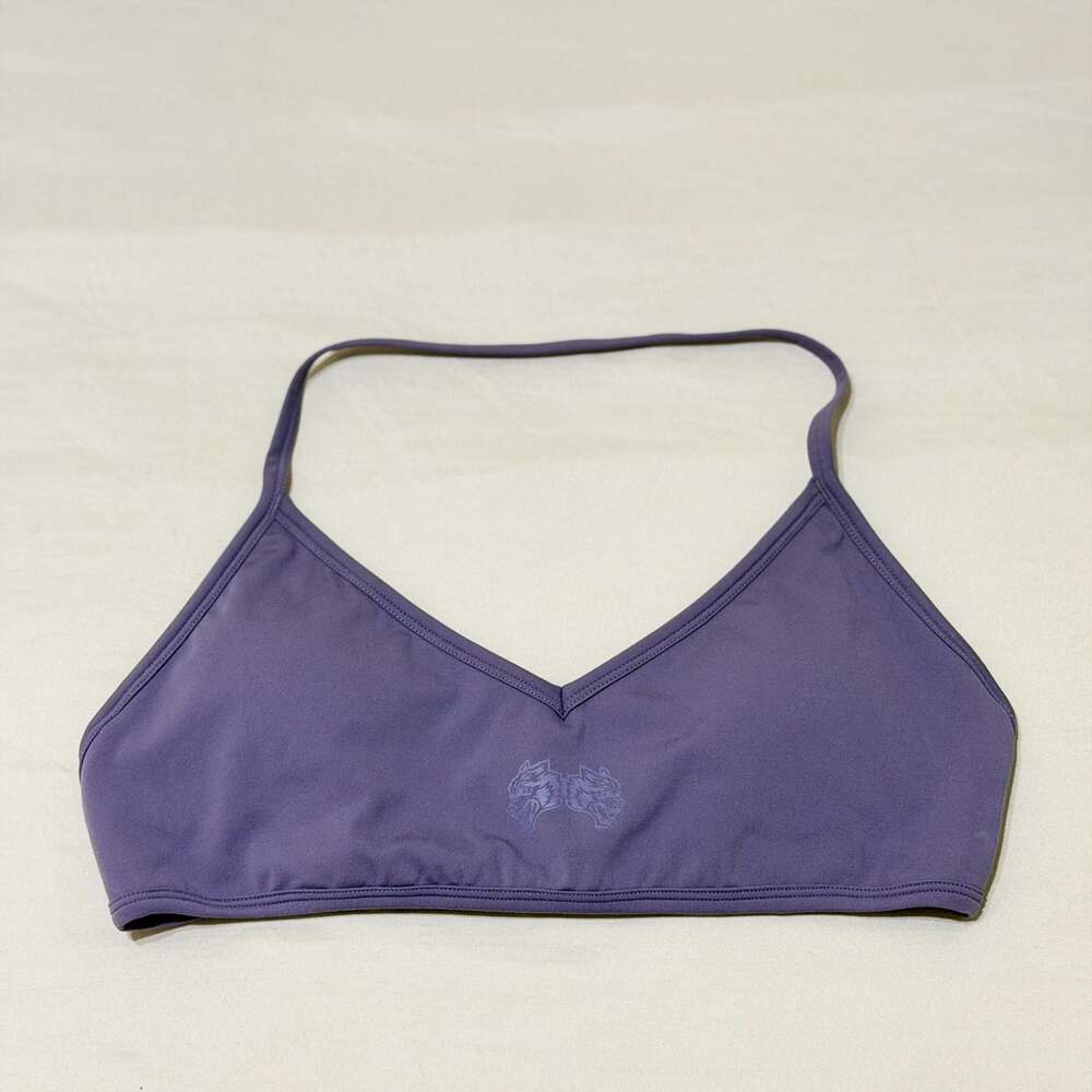 NWOT Darc Sport Wolves Forever Halter Sports Bra Size Large Training Gym